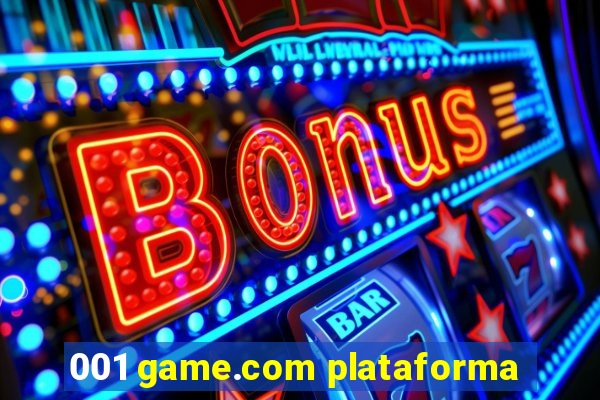 001 game.com plataforma